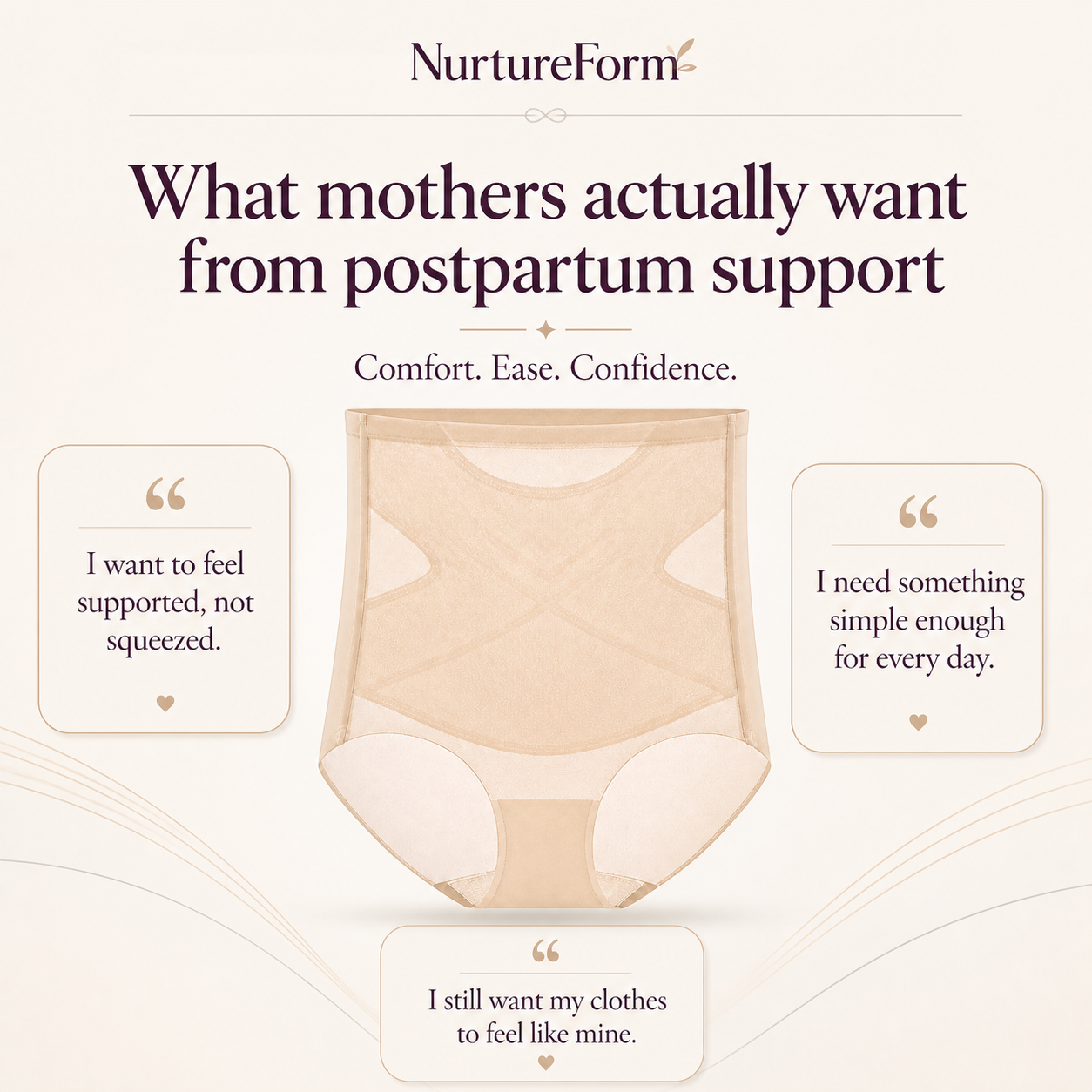 Support designed around what postpartum mothers want